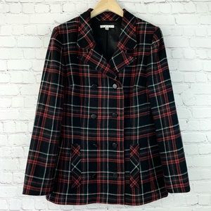 CAbi Manhattan Tartan Plaid Jacket Blazer Style 165